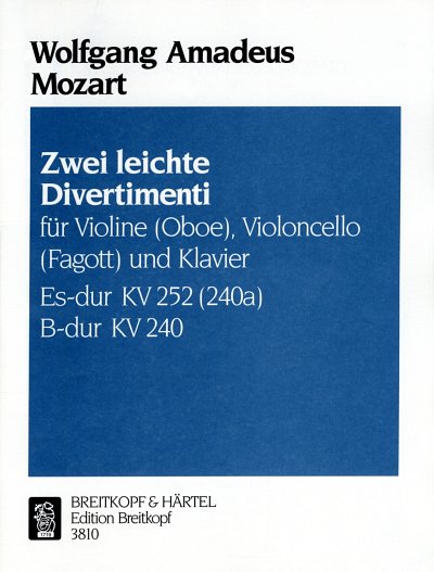W.A. Mozart: 2 Divertimenti KV 252, KV 240