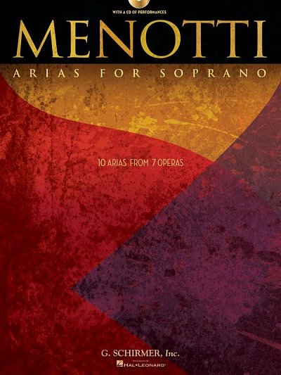 G.C. Menotti: Menotti Arias for Soprano, GesSKlav (Bu+CD)