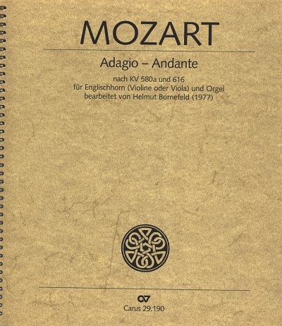 W.A. Mozart: Adagio - Andante KV 580a (arr. Bornefeld)