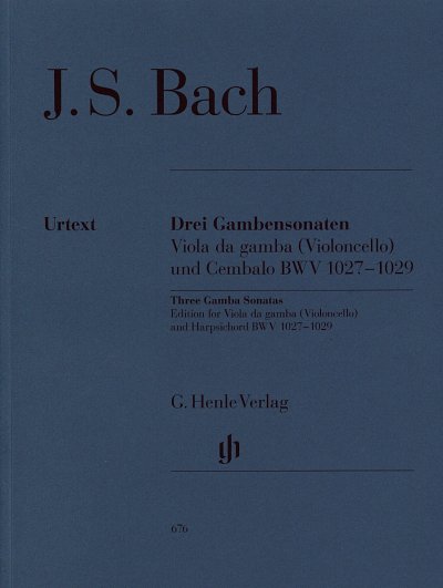 AQ: J.S. Bach: Drei Gambensonaten BWV 1027-, Vdg/Vc (B-Ware)