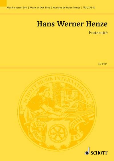 H.H. Werner: Fraternité , Orch (Stp)