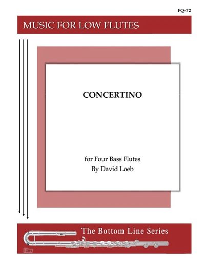 Concertino For Bass Flute Quartet (Bu)