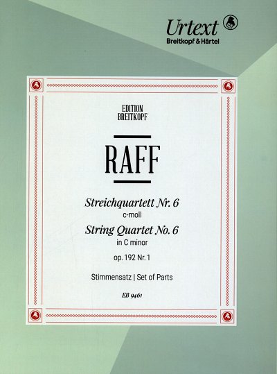 J. Raff: Streichquartett Nr. 6 c-moll op. , 2VlVaVc (Stsatz)