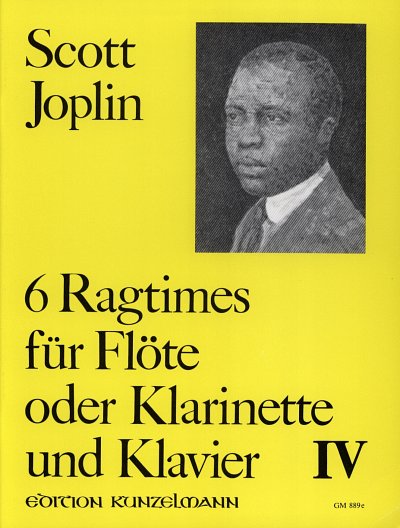 S. Joplin: Sechs Ragtimes 4, Fl/KlFgKla (KlavpaSt)