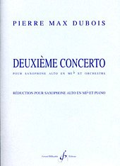 P.-M. Dubois: Concerto No.2, ASaxKlav