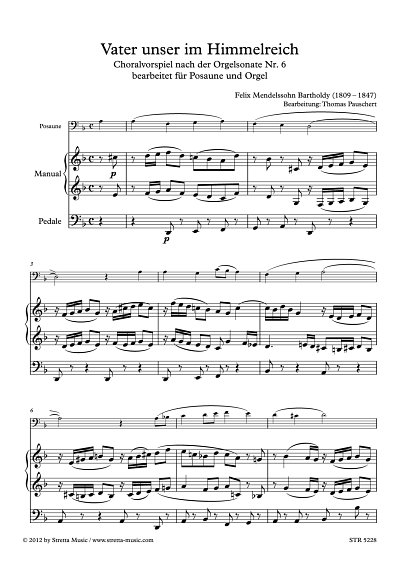 DL: F. Mendelssohn Bartholdy: Vater unser im Himmelreich Cho
