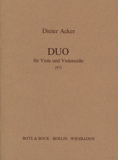 D. Acker: Duo, VaVc (Sppa)