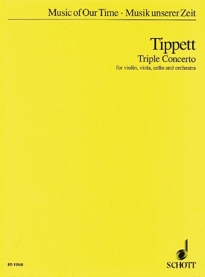 M. Tippett: Triple Concerto , VlVlaVcOrch (Stp)