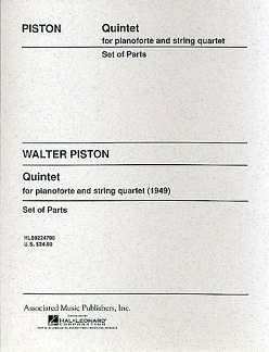 W. Piston: Piano Quintet (1949) (Pa+St)