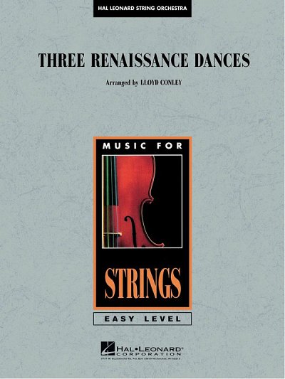 L. Conley: Three Renaissance Dances, Stro (Pa+St)