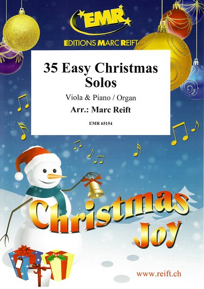 M. Reift: 35 Easy Christmas Solos, VaKlv/Org