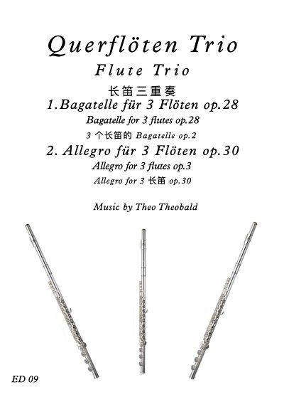 T. Theobald: Querflöten Trio, 3Fl (Pa+St)