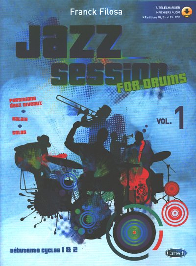 F. Filosa: Jazz session for drums 1, Drst (+2CDs)