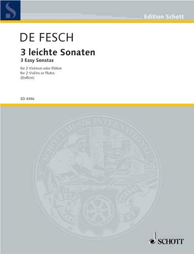 DL: W. de Fesch: 3 leichte Sonaten (Sppa)