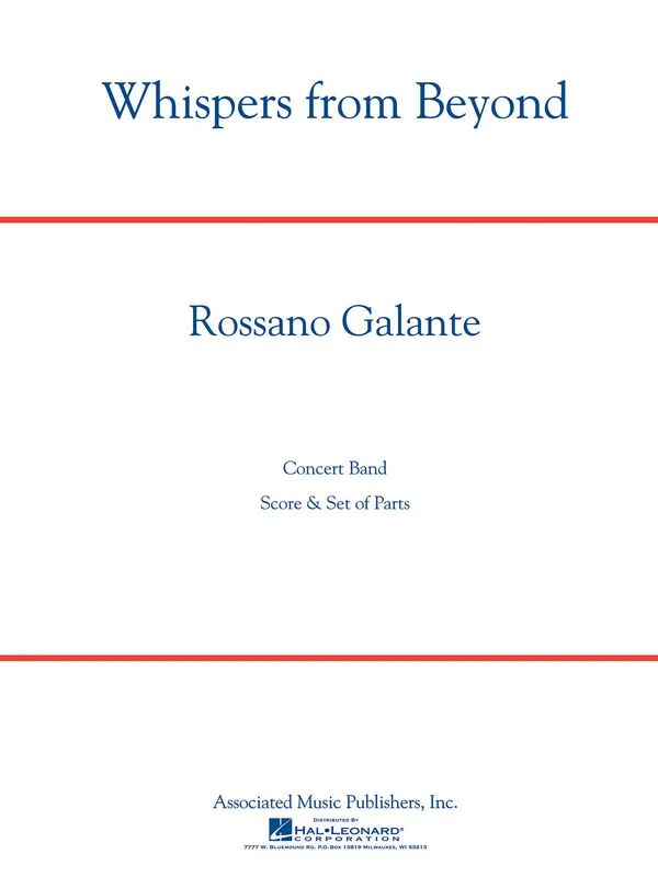 R. Galante: Whispers from Beyond, Blaso (Pa+St) (0)