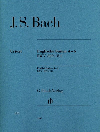 J.S. Bach: English Suites 4-6 BWV 809-811 , Klav