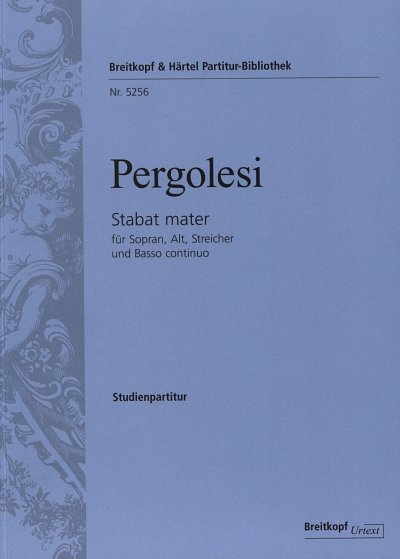 G.B. Pergolesi: Stabat mater, 2Gs/FchStrBc (Stp)