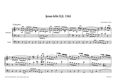 DL: D. Blum: Jesus lebt (GL 336), Org