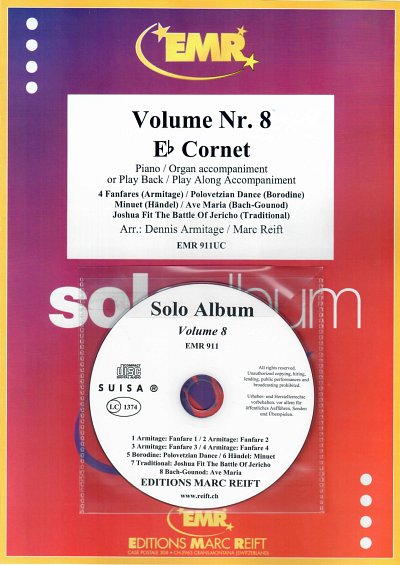 M. Reift: Solo Album Volume 08, KornKlav/Org (+CD)