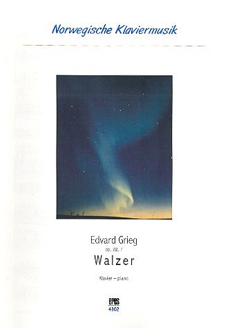 E. Grieg: Walzer op. 38,7, Klavier
