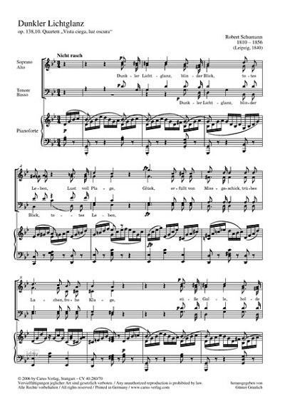 DL: Dunkler Lichtglanz op. 138,10 (1840), Ch (Part.)