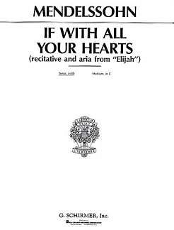 F. Mendelssohn Bartholdy: If With All Your Hearts (from Elijah)