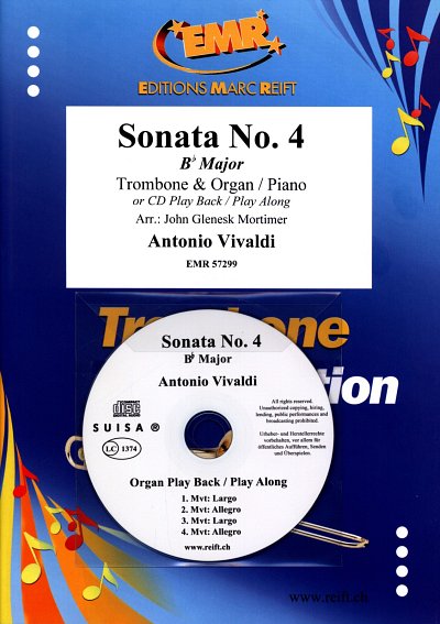 A. Vivaldi: Sonata No. 4, PosKlv/Org (+CD)