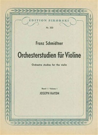 Schmidtner Franz: Orchesterstudien 1