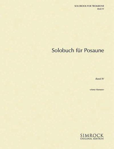 A. Hansen: Solobuch für Posaune 4, Pos
