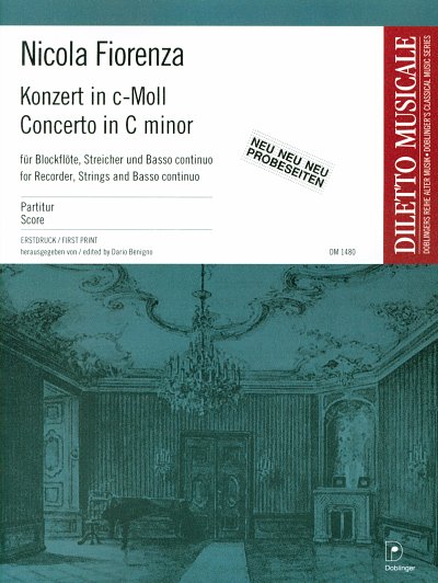 N. Fiorenza: Konzert c-moll (Part.)