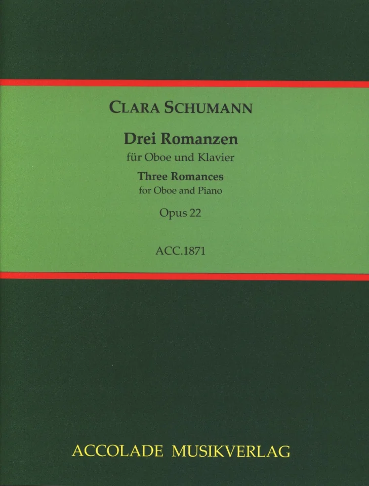 C. Schumann: Drei Romanzen op. 22, ObKlav (KlavpaSt) (0)