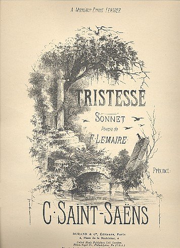 C. Saint-Saëns: Tristesse, GesKlav