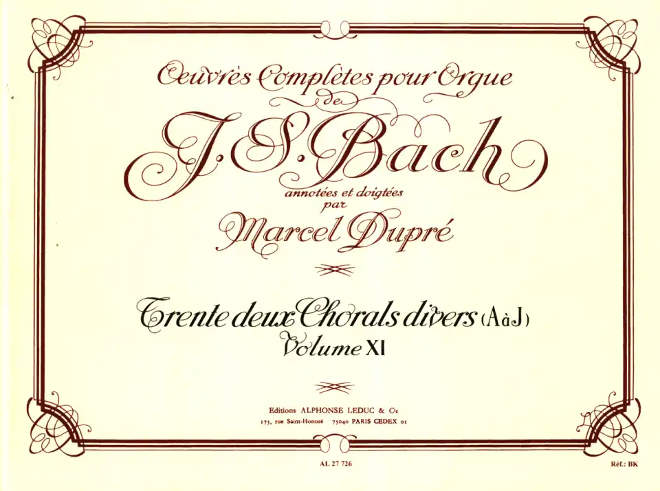 J.S. Bach: _uvres complètes pour Orgue 11, Org (0)