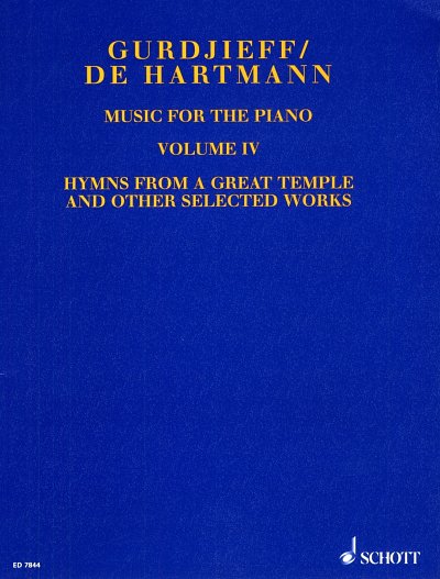 G.G.I./.H.T. de: Music for the Piano Vol. 4, Klav