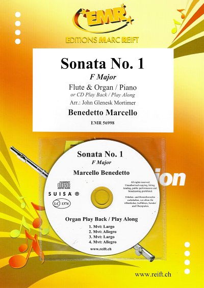 B. Marcello: Sonata No. 1, FlKlav/Org (+CD)