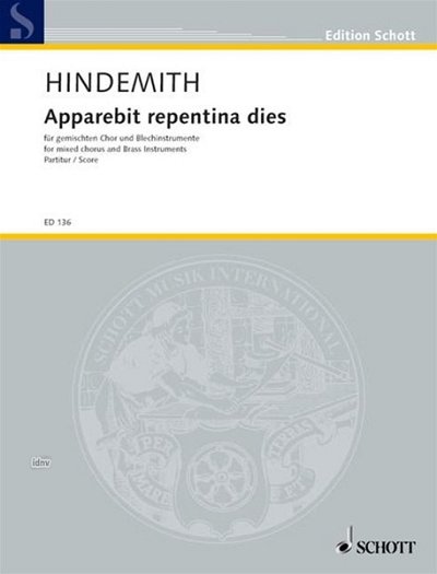P. Hindemith: Apparebit repentina dies  (Part.)