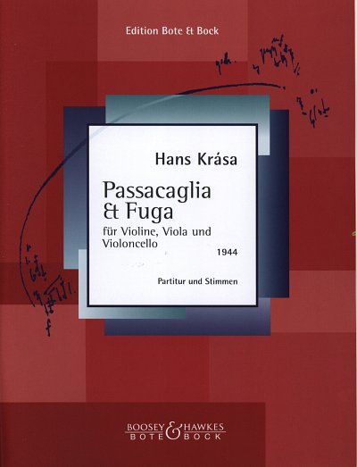 H Krasa: Passacaglia und Fuge, VlVlaVc (Pa+St)