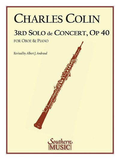 C. Colin: 3rd Solo de Concert op. 40, ObKlav (KlavpaSt)