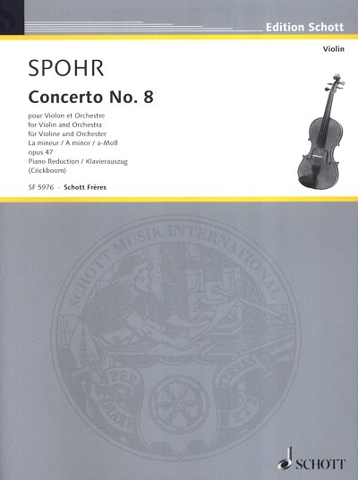 L. Spohr: Konzert Nr. 8 a-Moll op. 47 , VlOrch (KA)