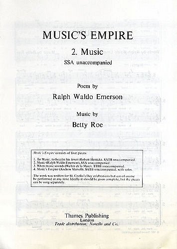B. Roe: Music's Empire, FchKlav (Chpa)