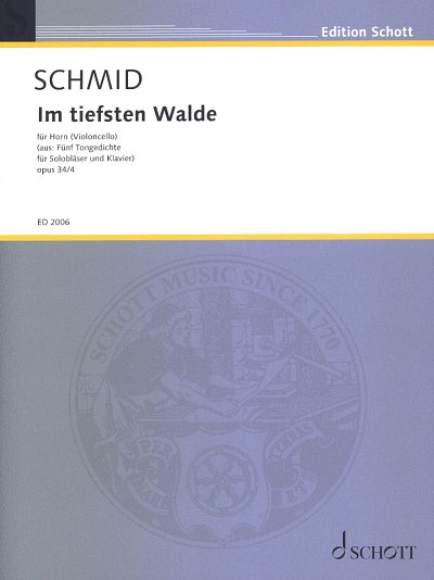 H.K. Schmid: Im tiefsten Walde op. 34/4