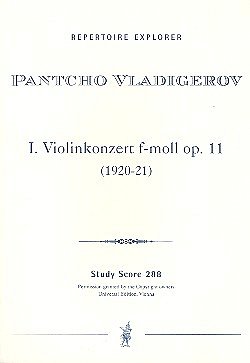 P. Vladiguerov: Konzert F-Moll Nr.1 op.11, VlOrch (Stp)