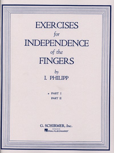 I. Philipp: Exercises for Independence of Fingers 1, Klav