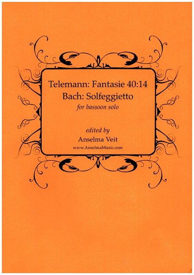 Fanasie TWV40:14 (Telemann) und Solfeggietto (Bach) für, Fag