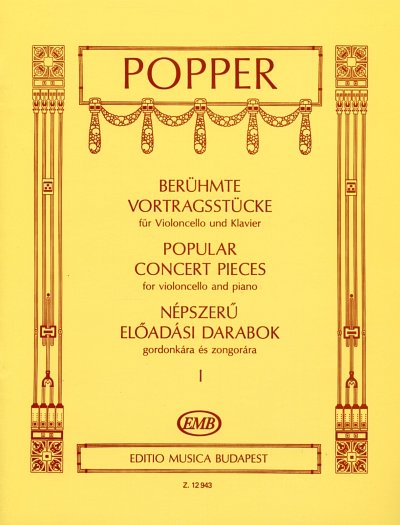D. Popper: Berühmte Vortragsstücke 1, VcKlav (KlavpaSt)