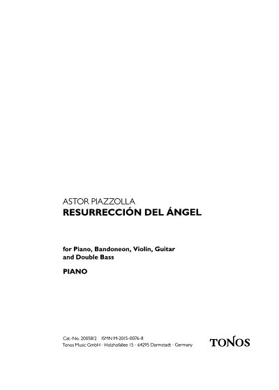 A. Piazzolla: Resurreccion del angel, Bandquint (OStsatz)
