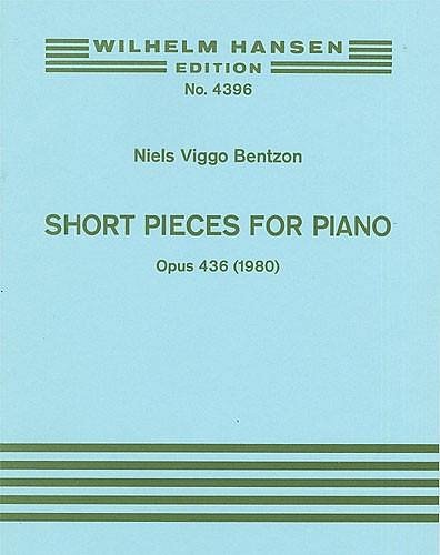 N.V. Bentzon: Short Pieces For Piano Op.436, Klav