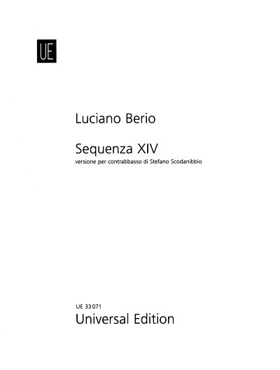 L. Berio: Sequenza XIV , Kb
