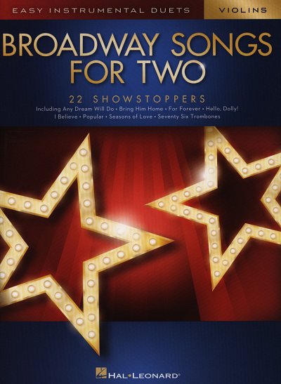 Broadway Songs for Two Violins, 2Vl (Sppa)