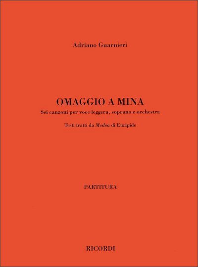 C. Togni: Omaggio a Mina, 2GesOrch (Part.)